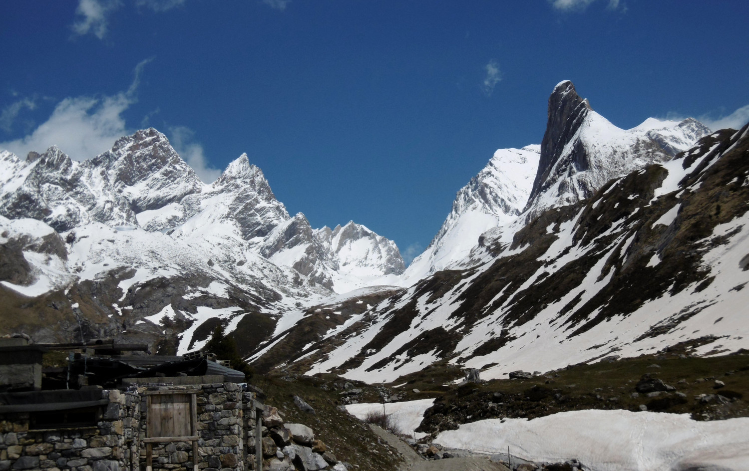 Des Barmettes, vue en direction du Col de la Vanoise
