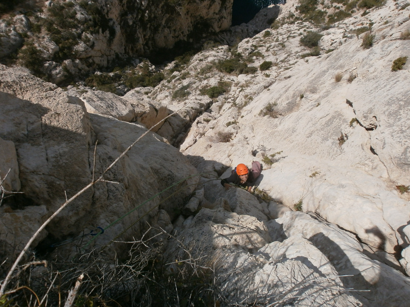 Sortie de la fissure oblique de L2 de la flore
