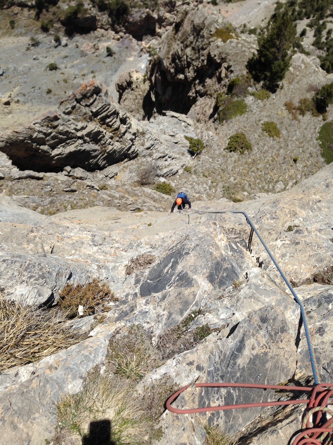 Dernière longueur parcourue , 6c/a0 puis 6a