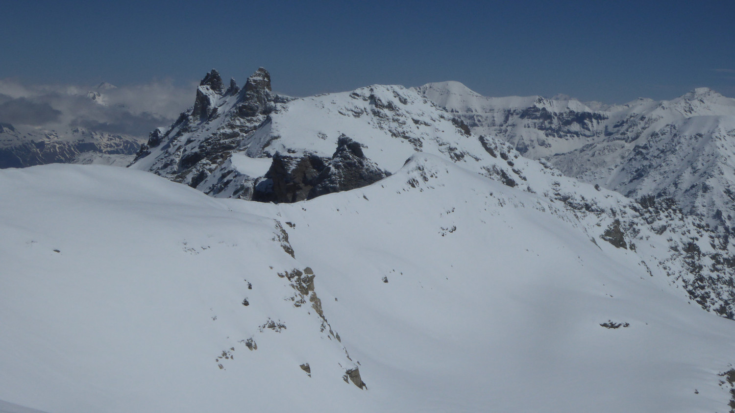 Vue sur les Dents d'Ambin