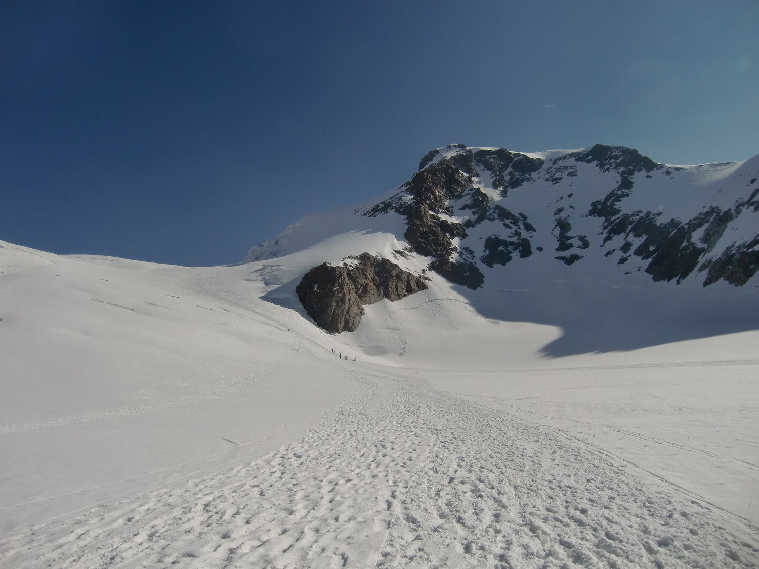Sur le glacier du Lys