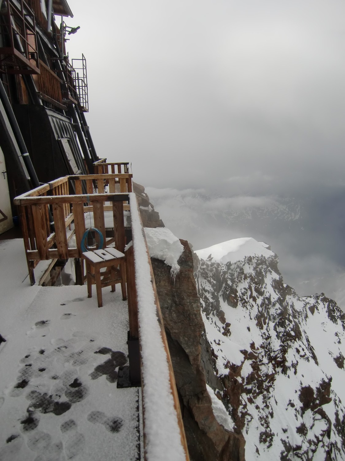 Vue du balcan du refuge Margherita