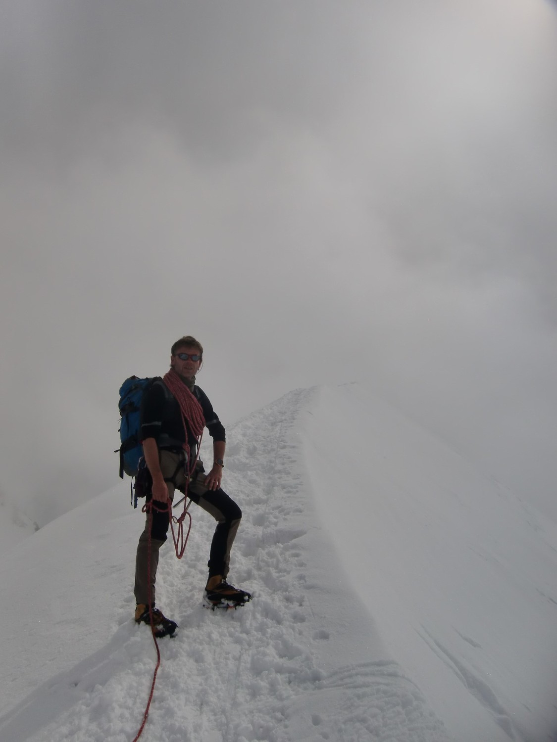 Arête sur la Pointe Parrot