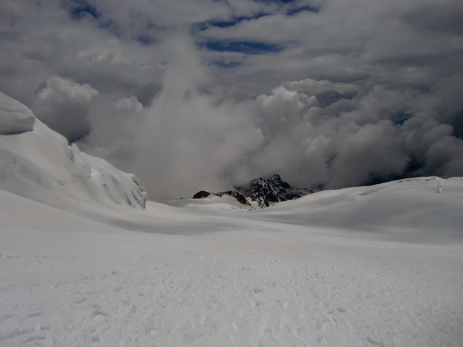 La descente vers le refuge