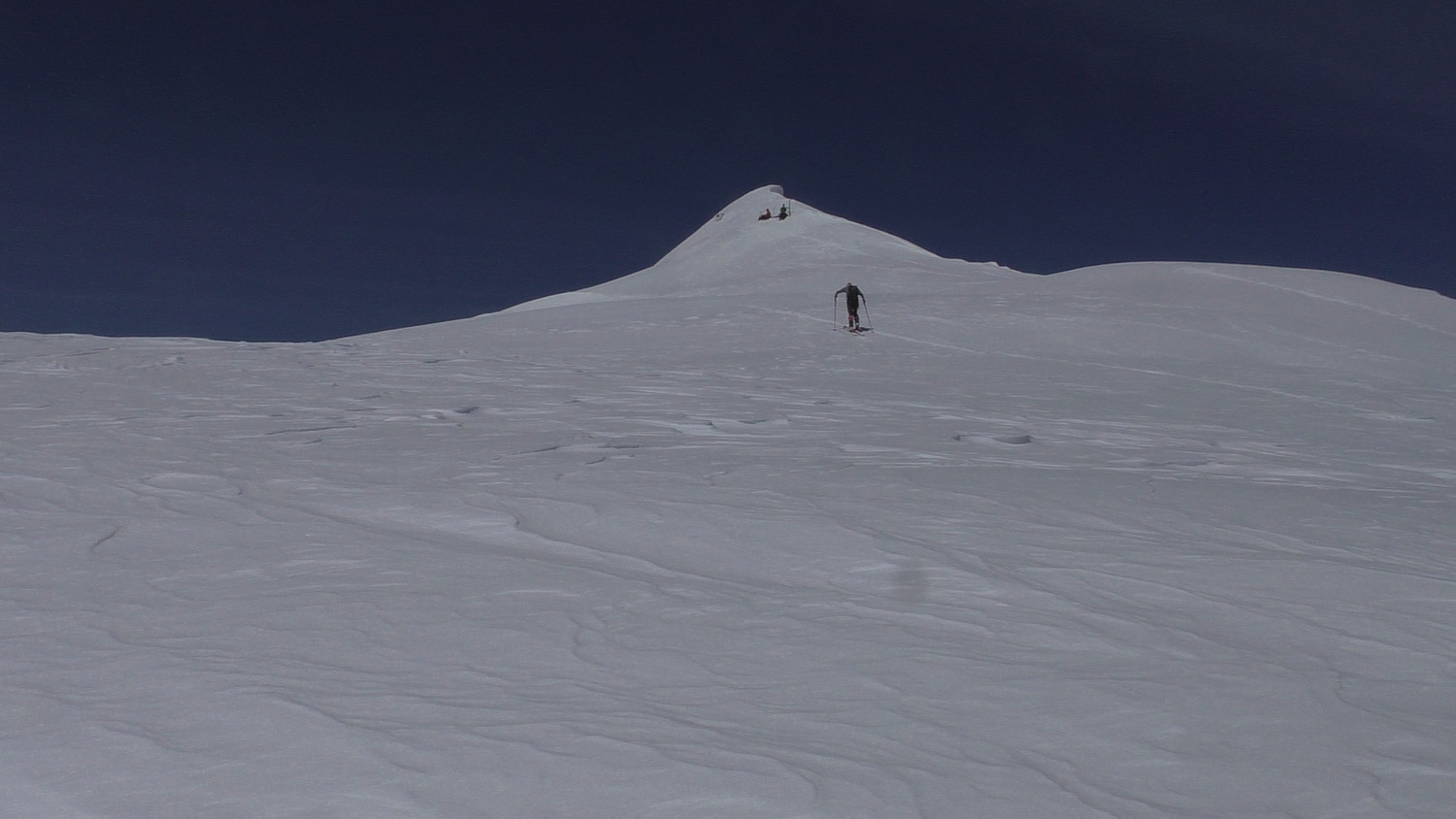 Arrivée au sommet