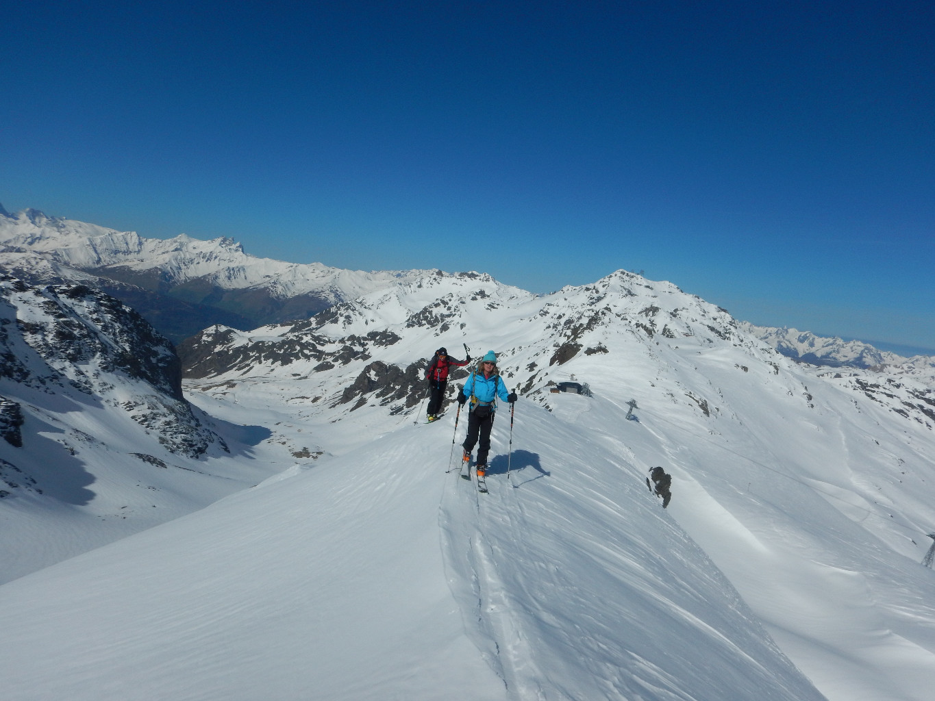 Crête de la pointe 3076m