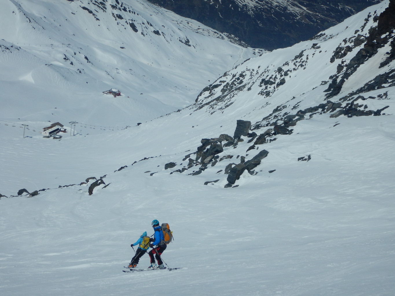 Descente sur Val -Thorens