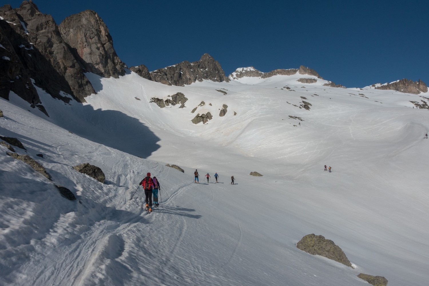 juste après la brèche du Barris