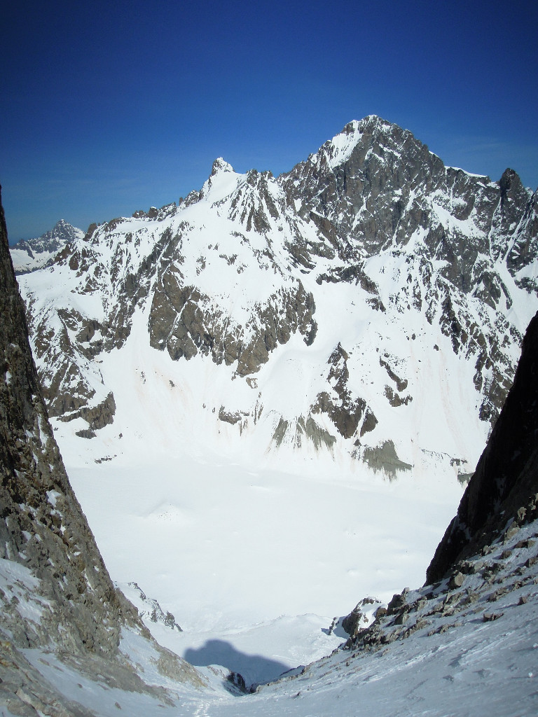 Et la vue côté N (Pic Coolidge, Barre des Ecrins)