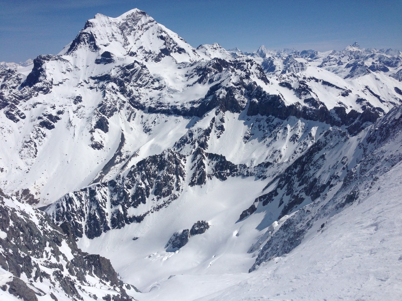 La vue une fois en haut
