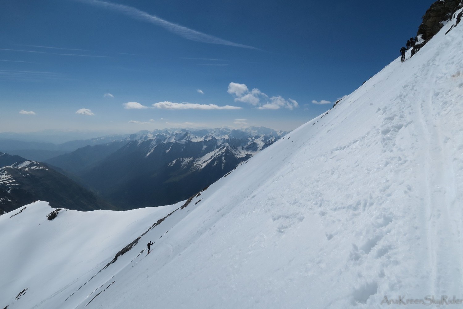 Dernière pente sous le Campbieil