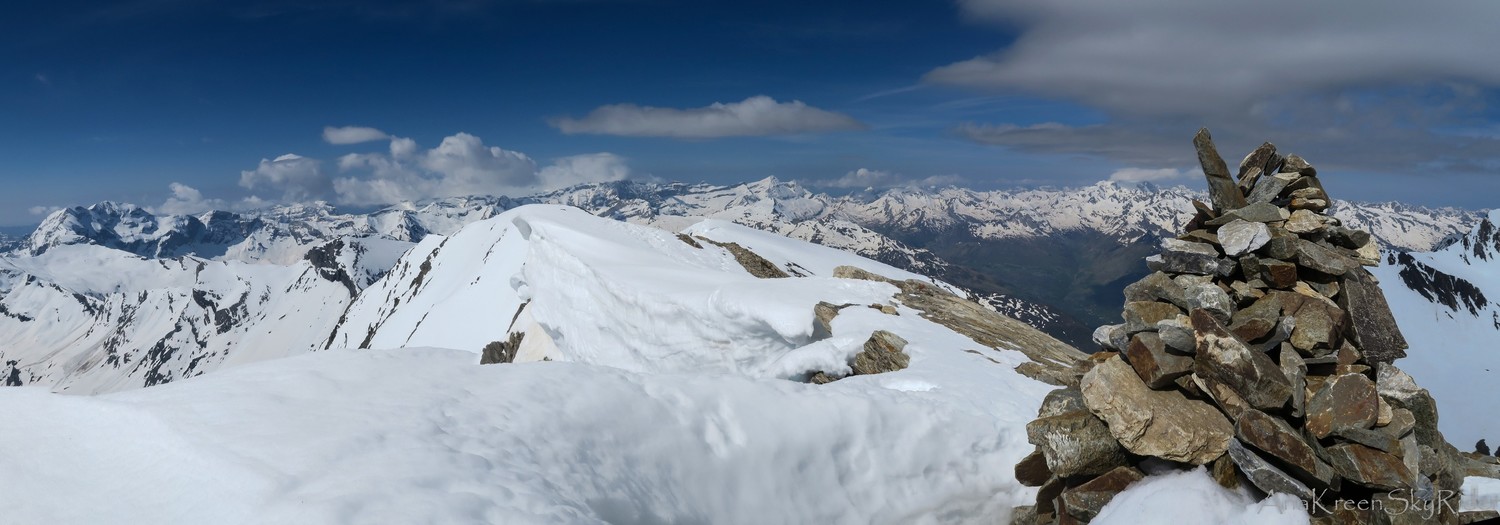 Troumouse, Gavarnie, Vignemale depuis le Sommet