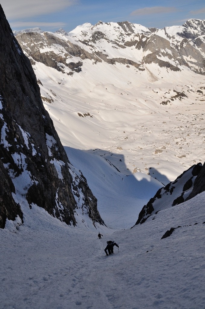 Montée du couloir du bas
