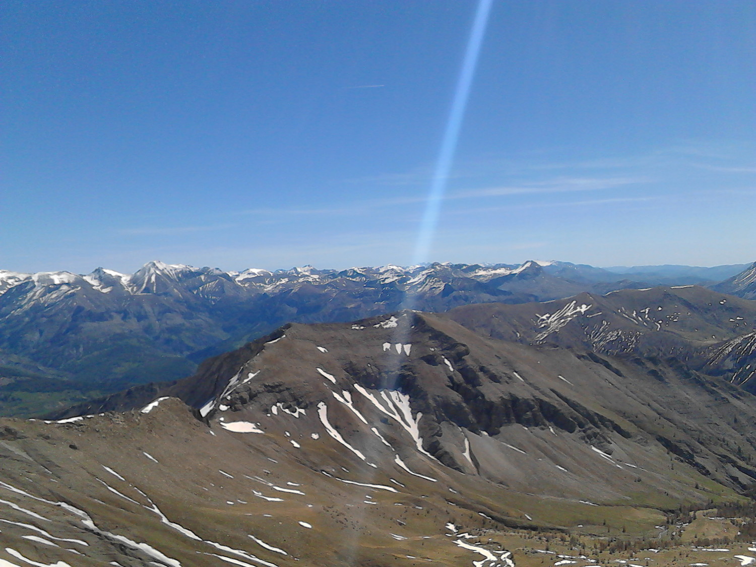 Vue sur l"Argentera et le Gelas