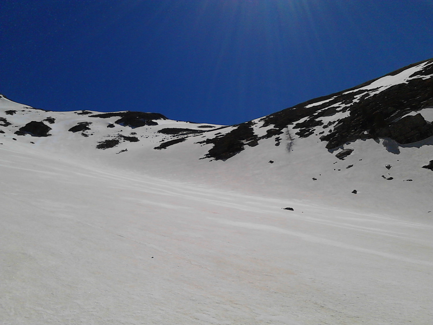 En aproche du col
