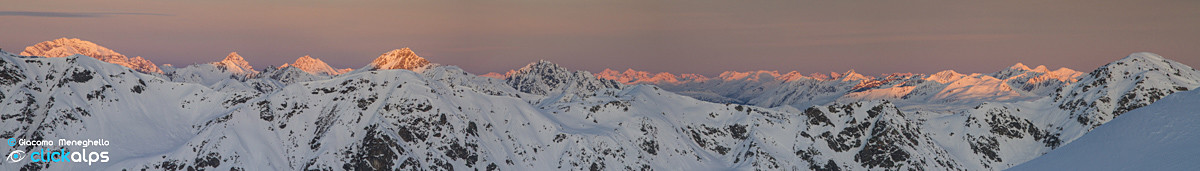 panoramica all'alba