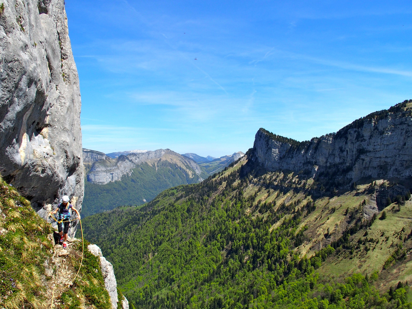dans la section avec des câbles
