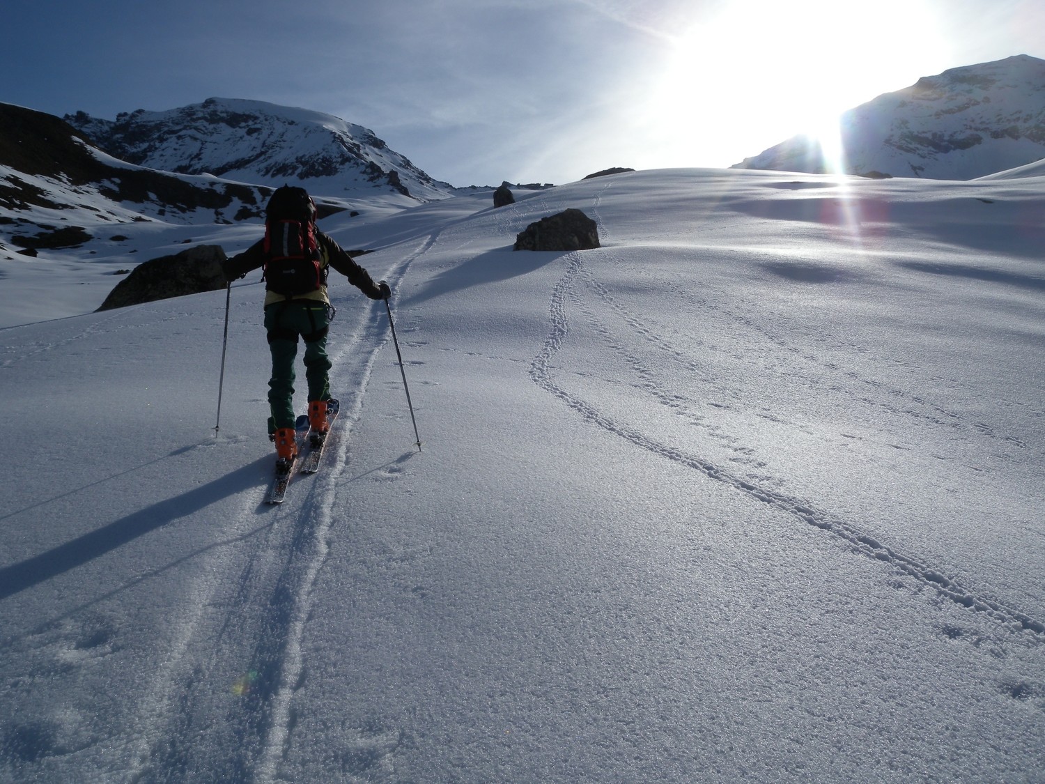 Salendo alla Cabane du Tracuit