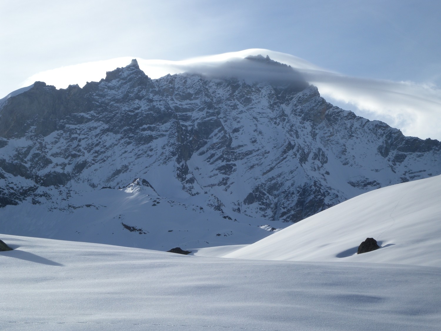 Nuvola lenticolare sul Weisshorn