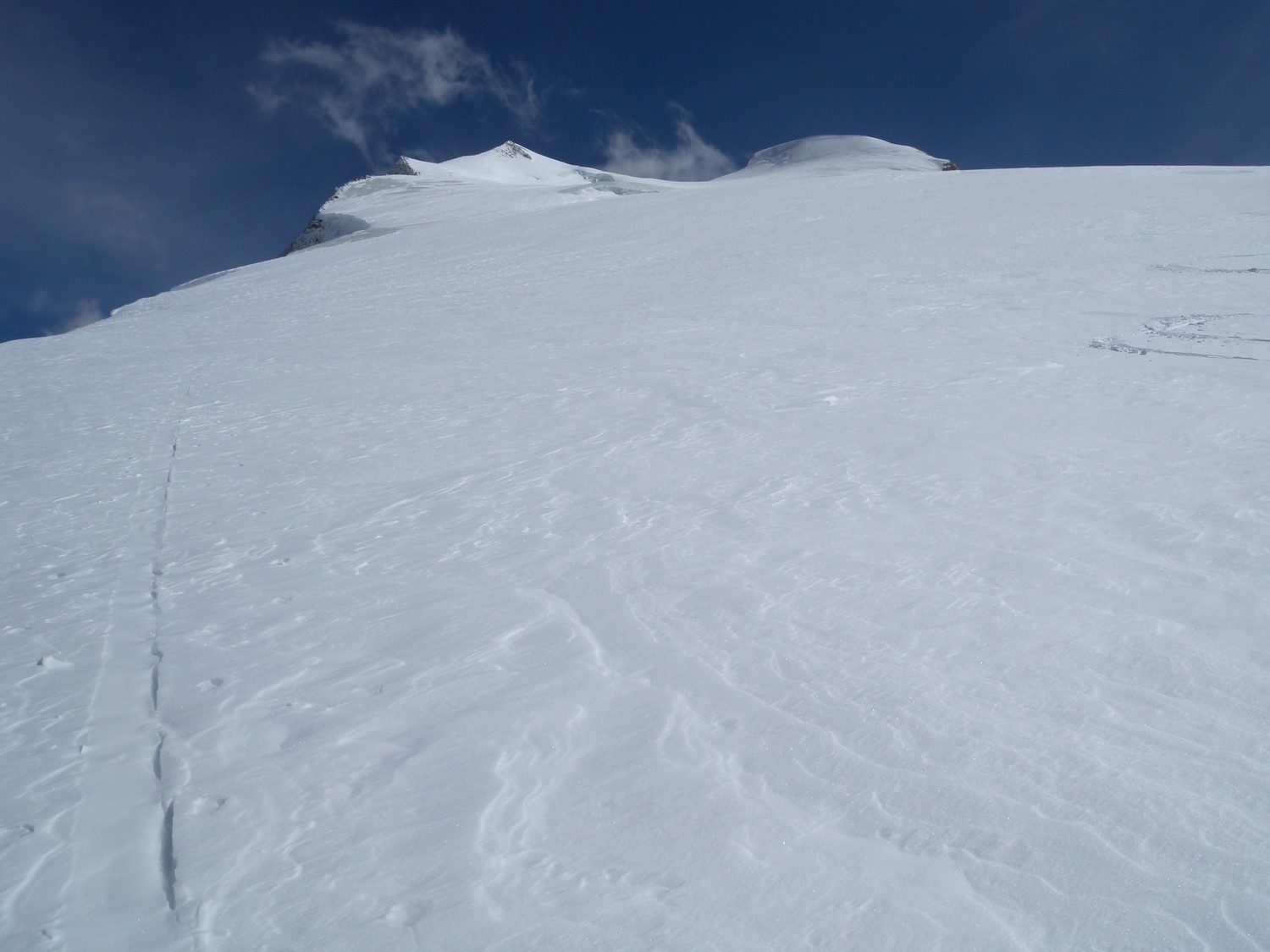 Risalendo i pendii del Bishorn