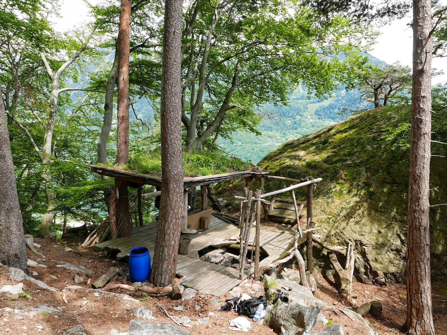 La cabane du secteur Bouddha