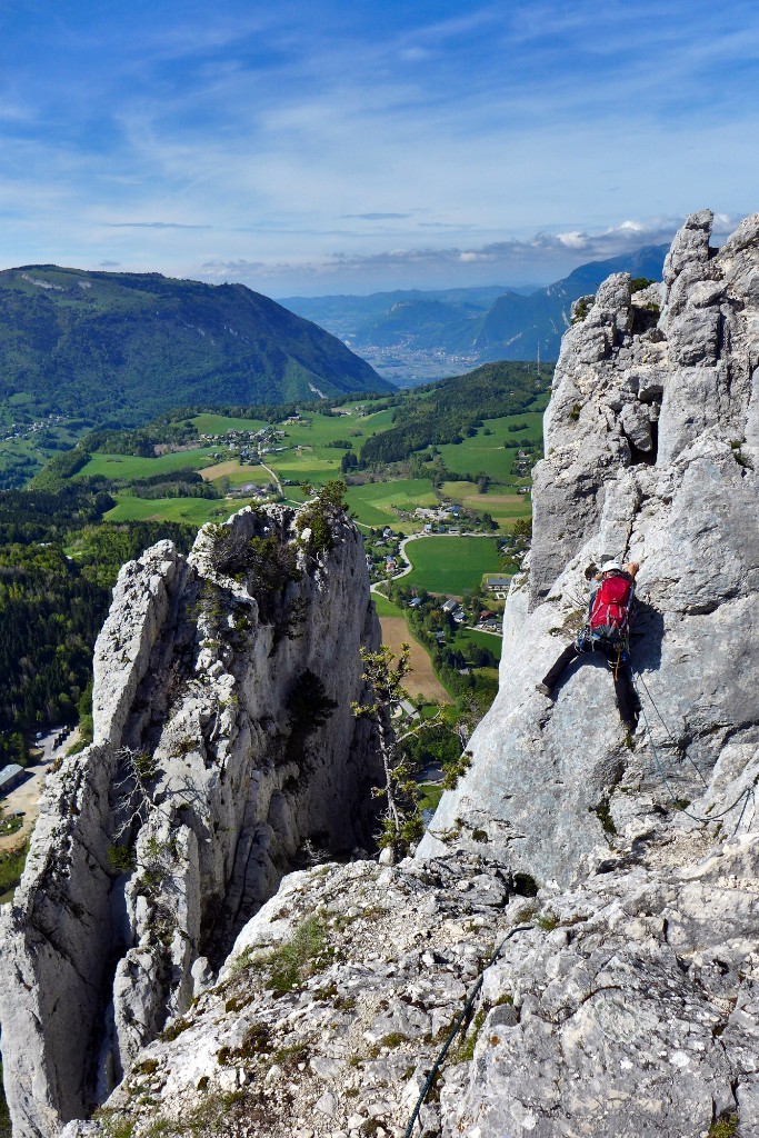 Dans la Grande Pucelle - Vue sur la Pucelle de Saint Nizier