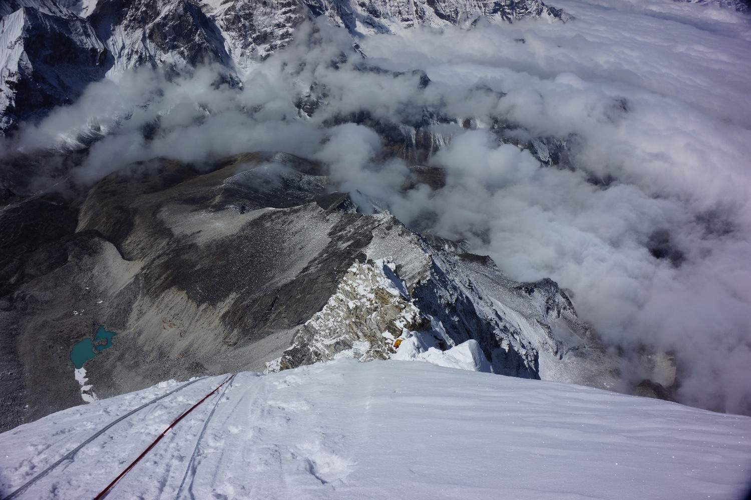 Ama Dablam May 8, 2016 : sur la partie sommitale