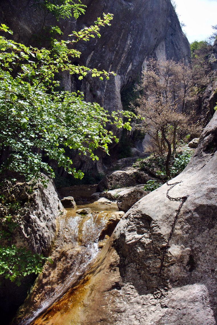 Remontée des gorges