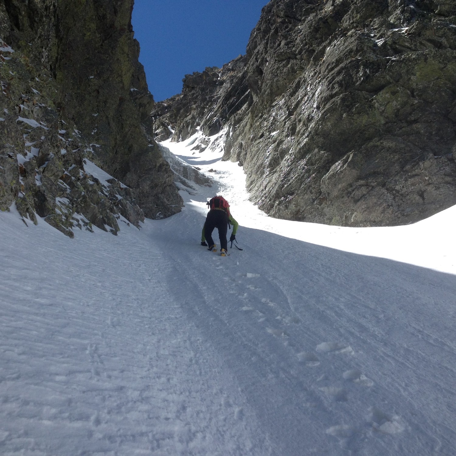2ème partie du Couloir, juste avant le passage glacé (50-51°)