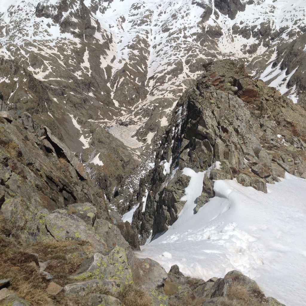 La sortie du Couloir Nord