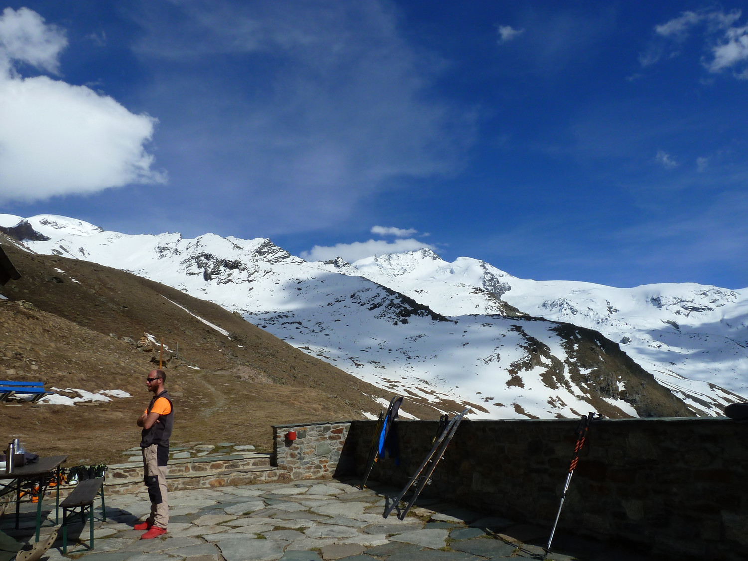 retour au Täschhütte