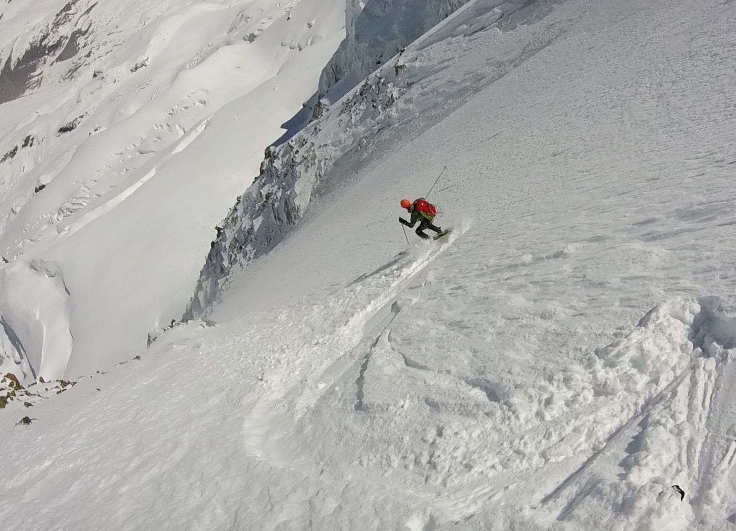 Le couloir à côté des séracs