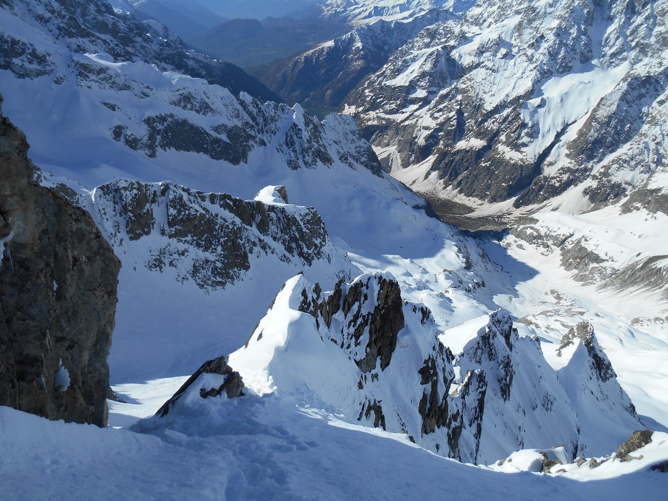 dans la montée