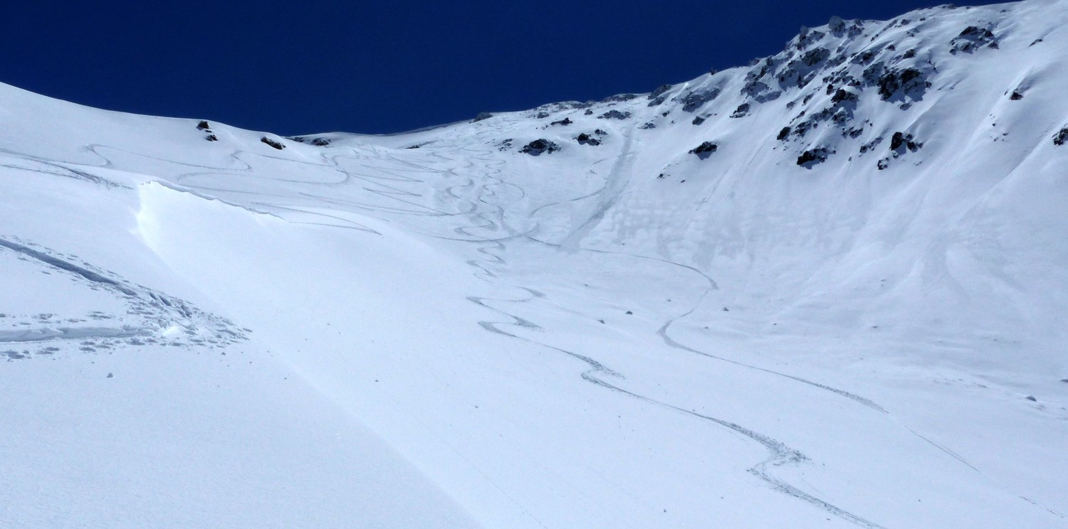 A la descente en haut