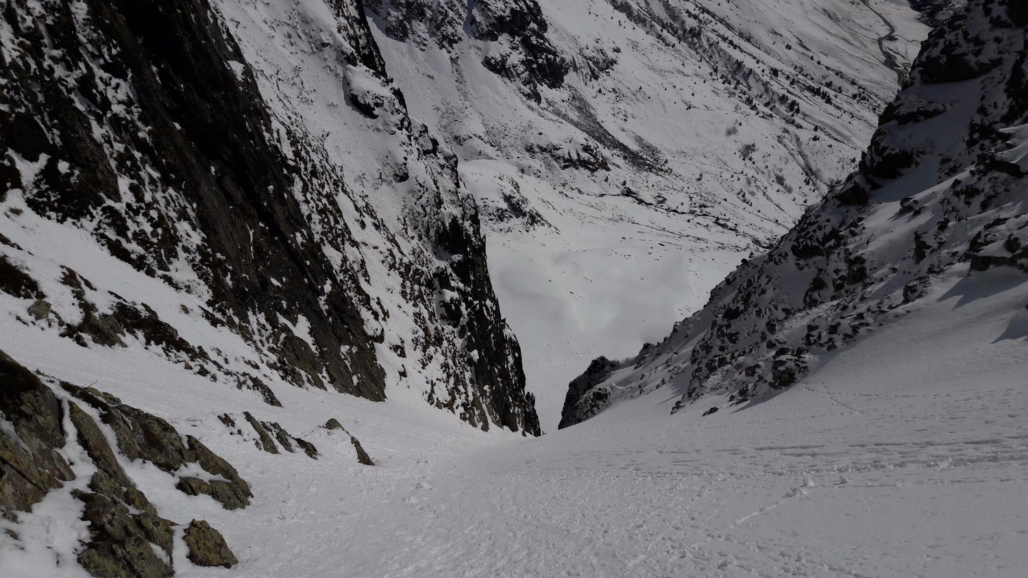 Le couloir NE de gauche (partie haute)