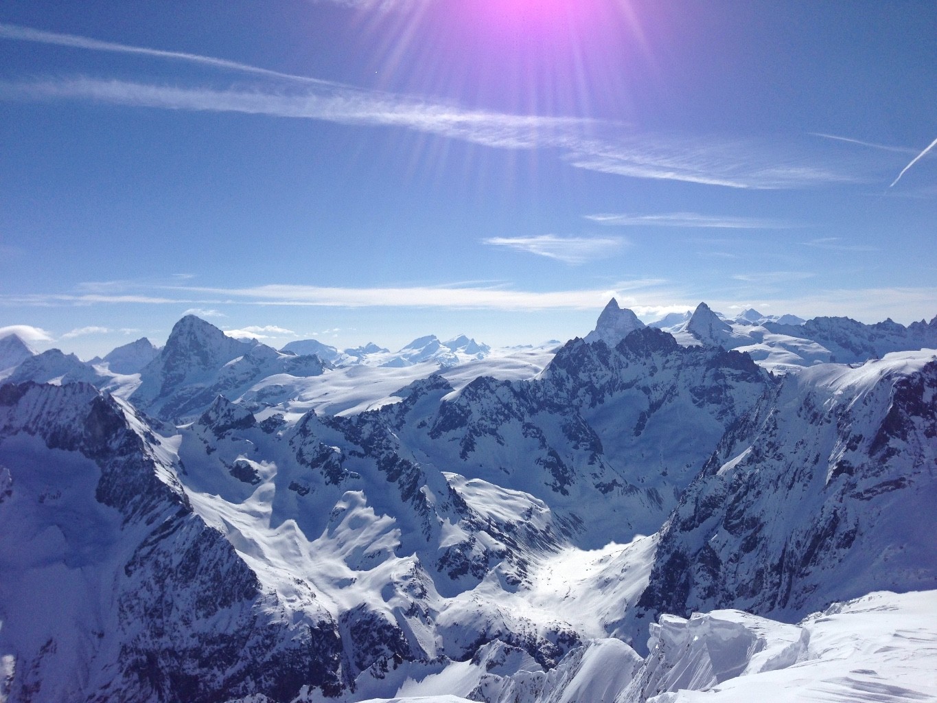 Dent Blanche, Cervin, Dent d'Hérens