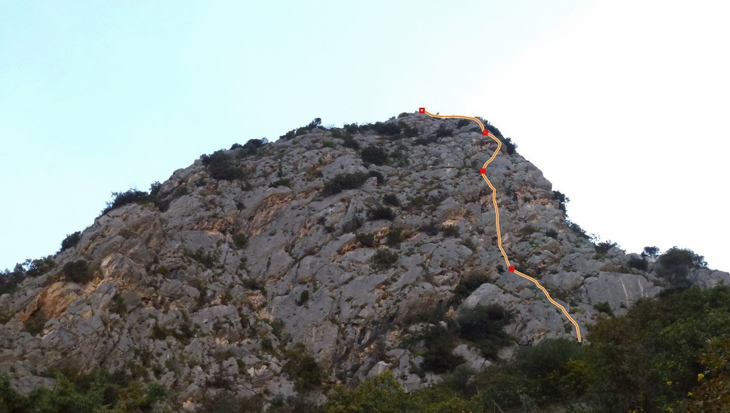 Penna della Rocca - Tracciato di GEA