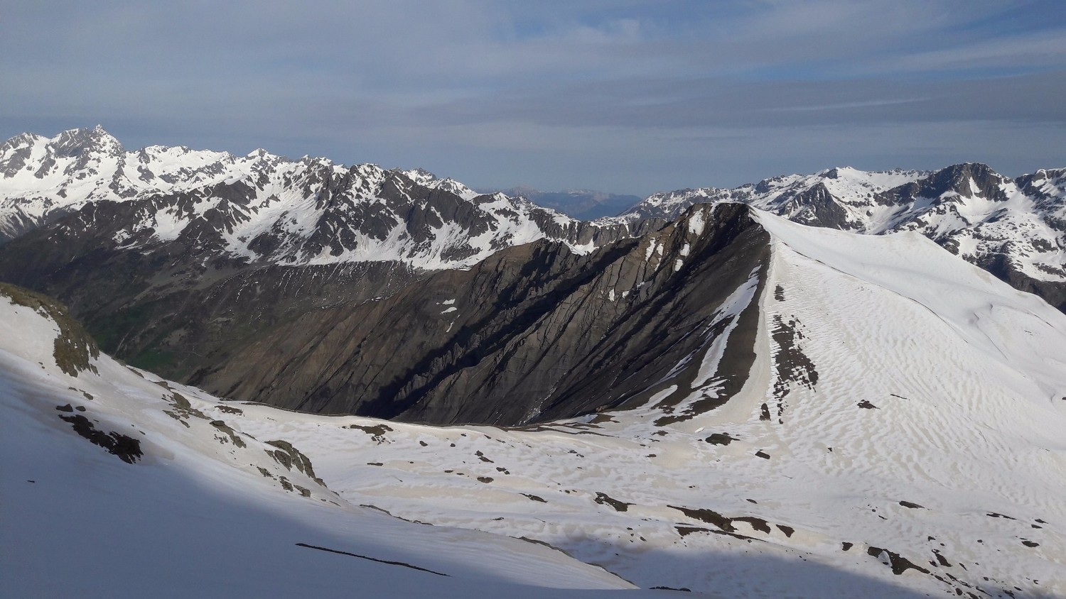 Les Aiguillettes de Vaujany, le Rissiou et une partie de Belledonne