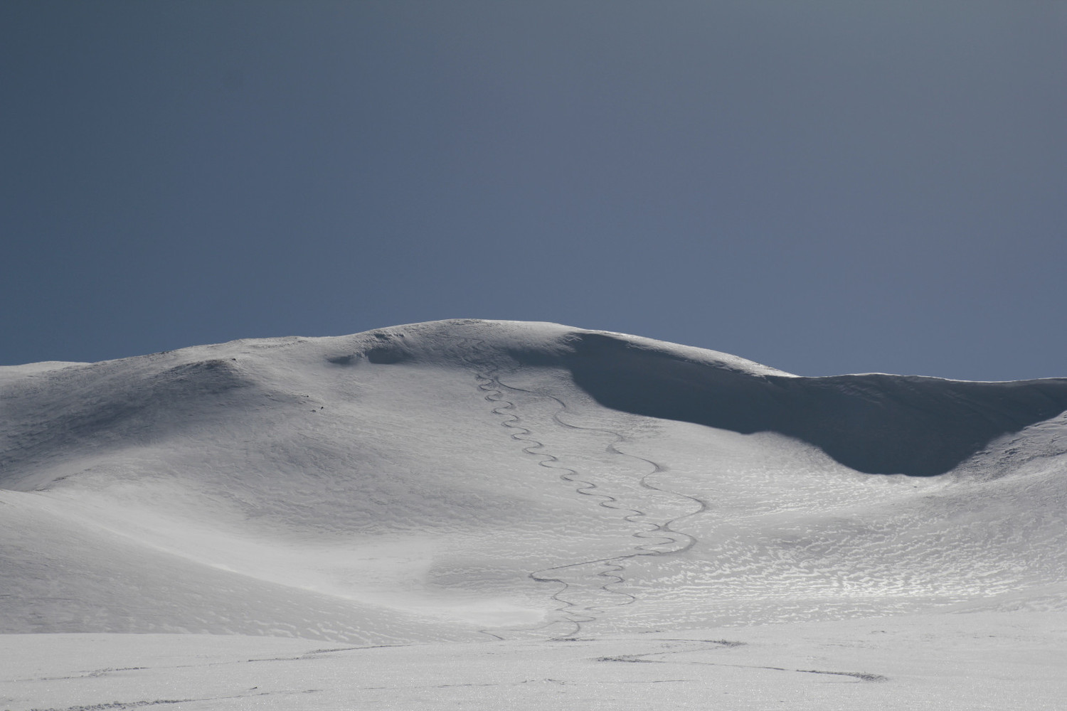 Le début de la descente