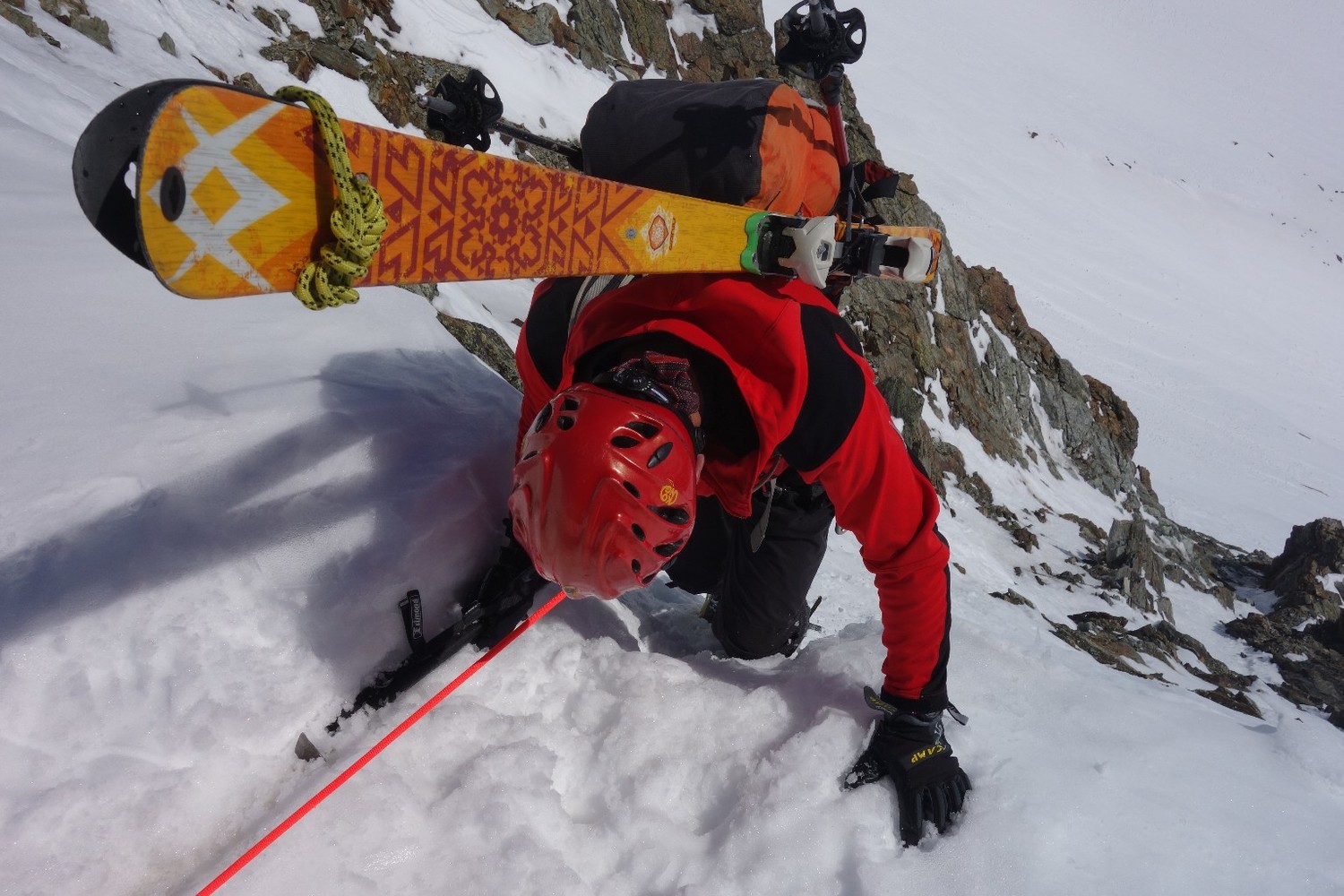 20 mai 2016, Traversée Arolla-col du Mont Brulé-col de la Division-refuge Aosta