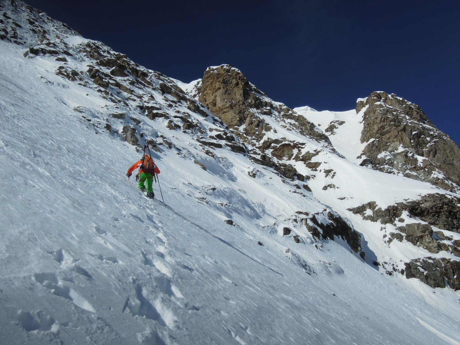 En direction de la rampe salvatrice...