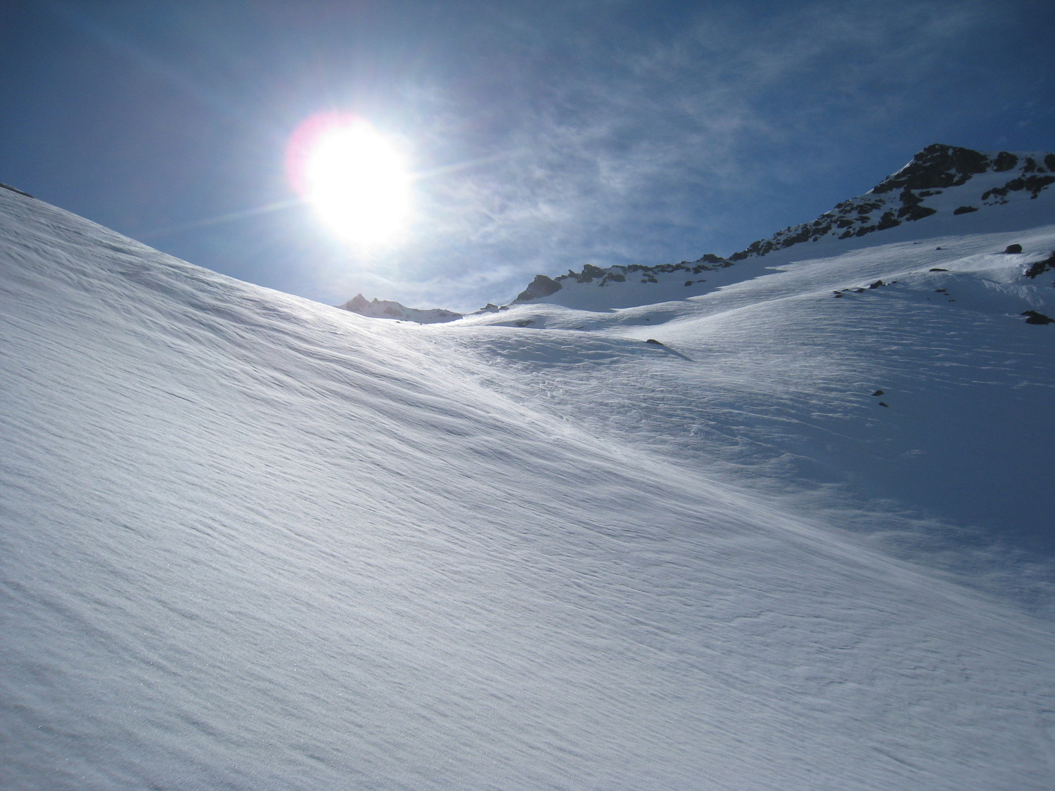 en montant vers col du Mont