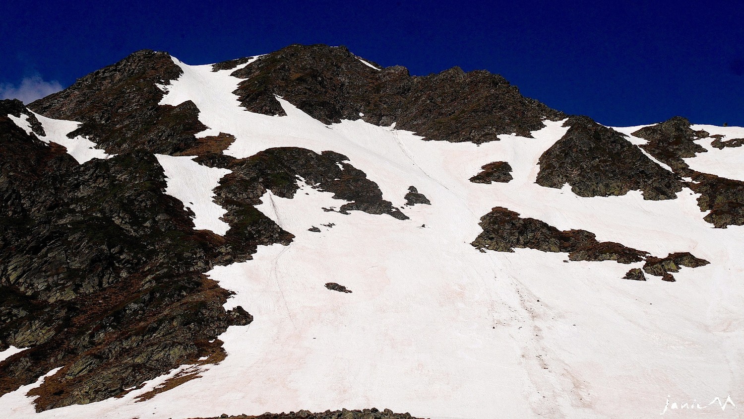 Versant N après la descente