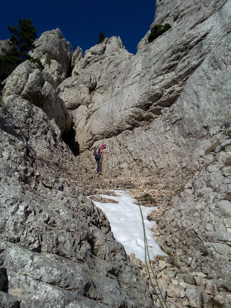 1er rappel prolongé, un peu malheuresement peut-être