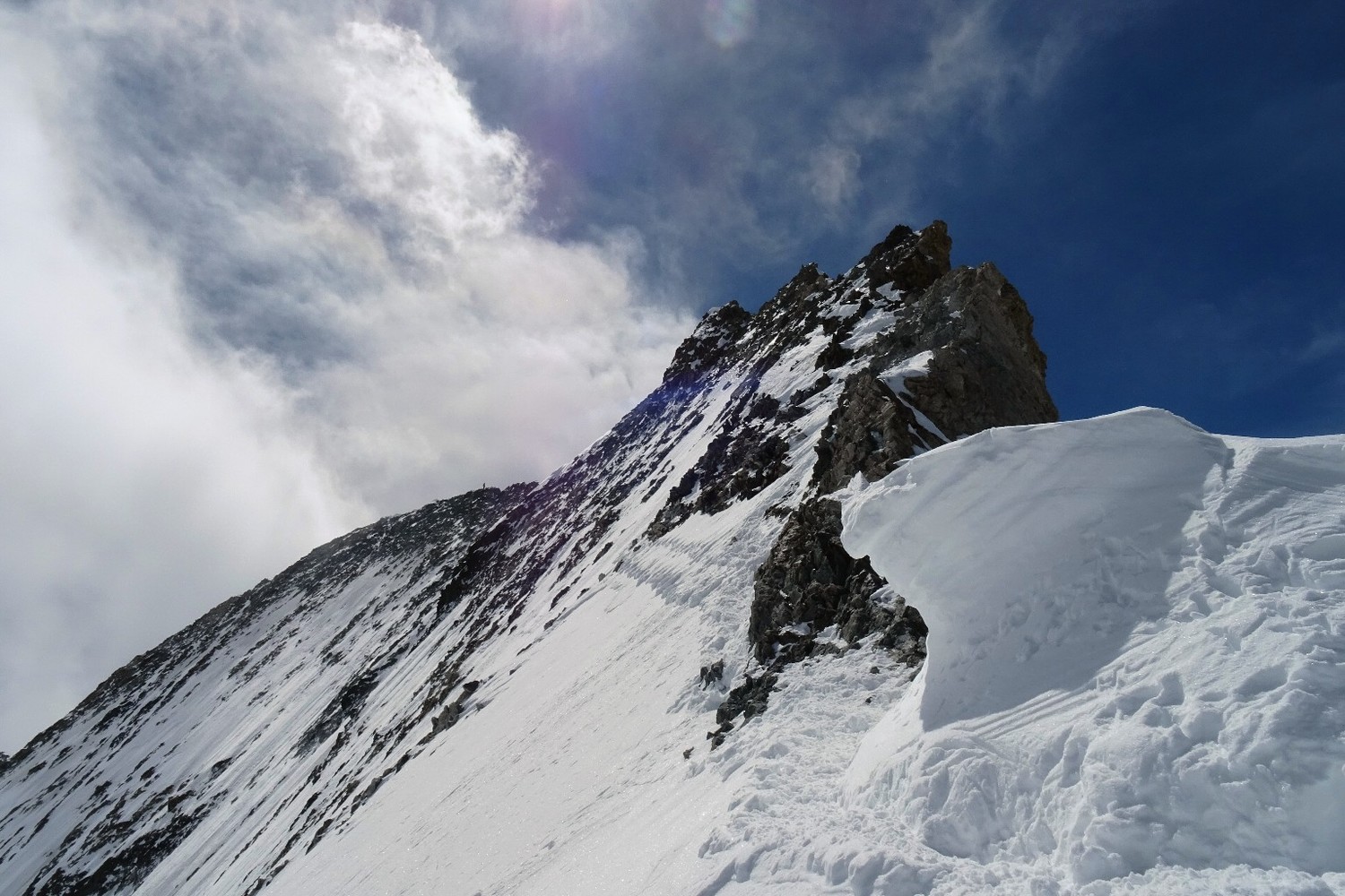 La Barre depuis son arête W