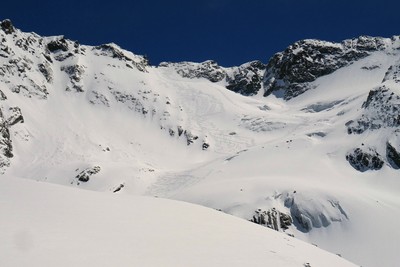 Face W de l'Aiguille de Peclet Face W de l'Aiguille de Peclet