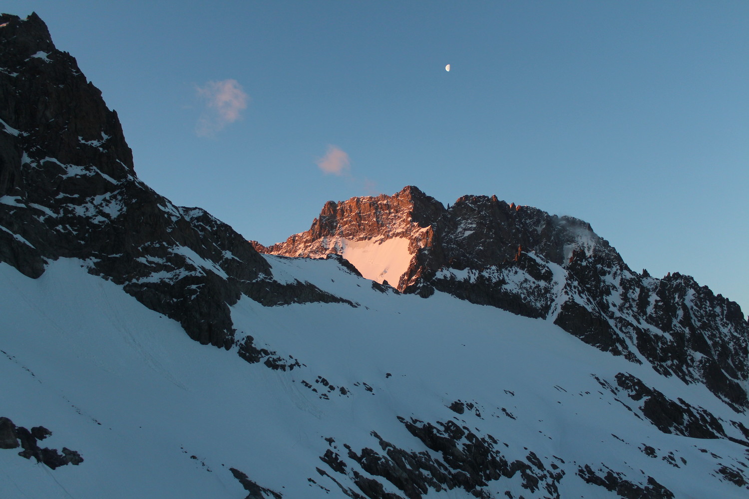 lever de soleil sur Ailefroide