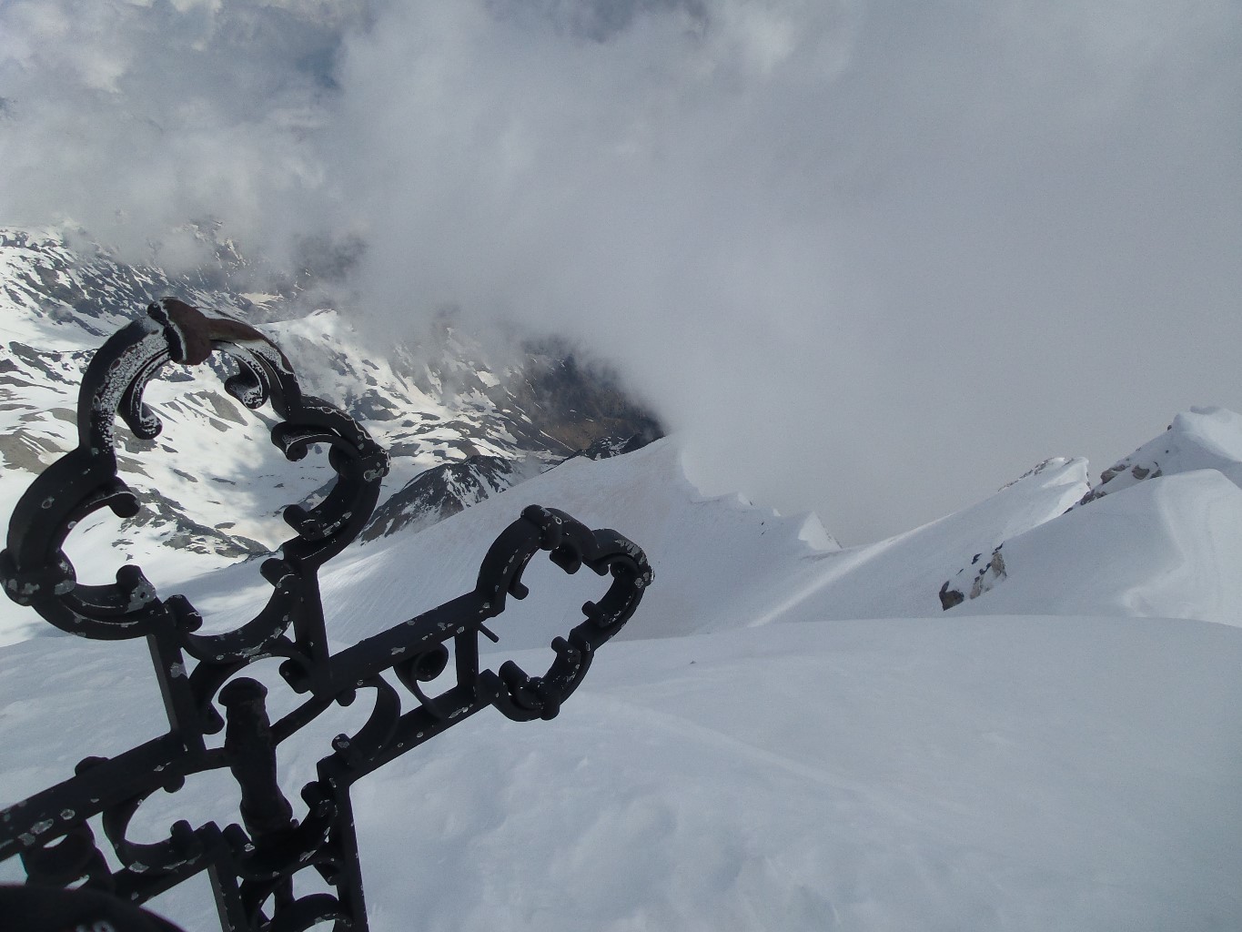 Somme du Brunegg, vue sur la face N