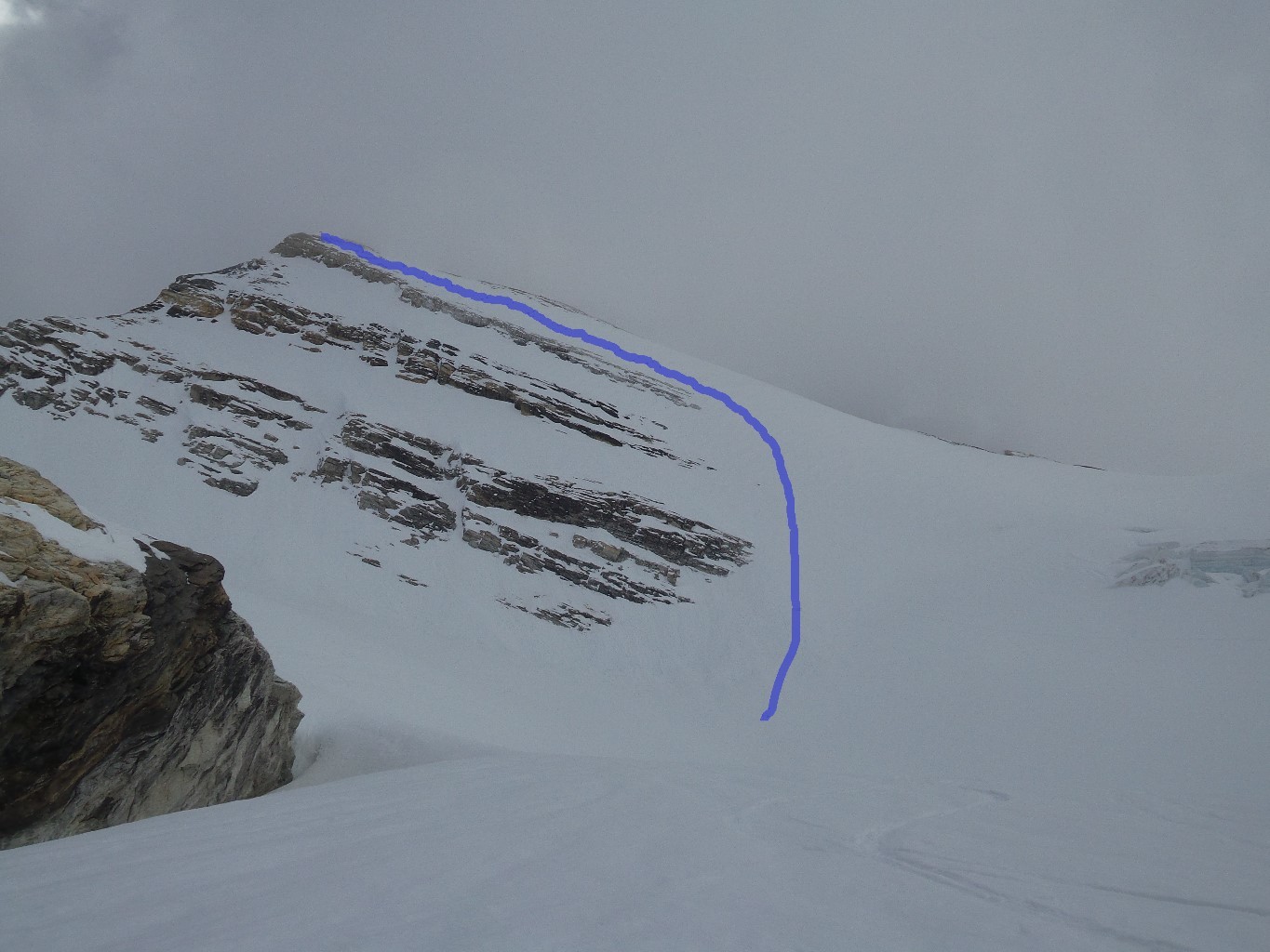 Descente du Brunegghorn