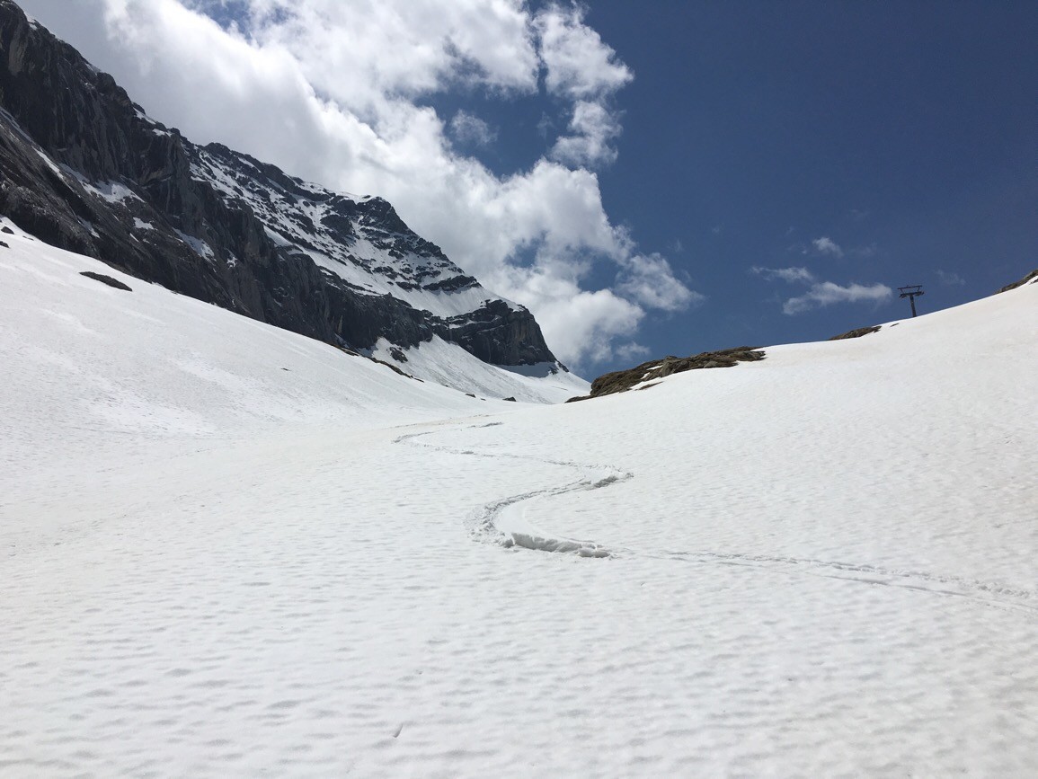 Descente du Martisberg...
